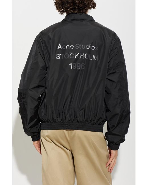 Acne Black 'Bomber' Jacket for men