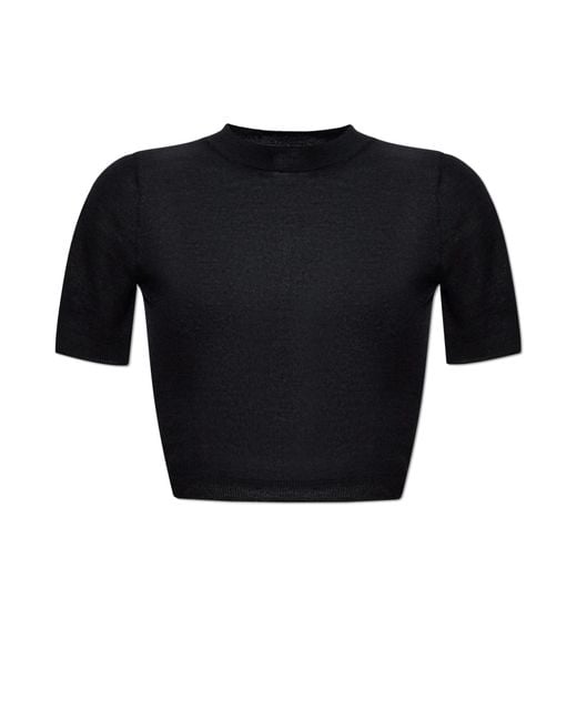 Alaïa Black Cashmere Top