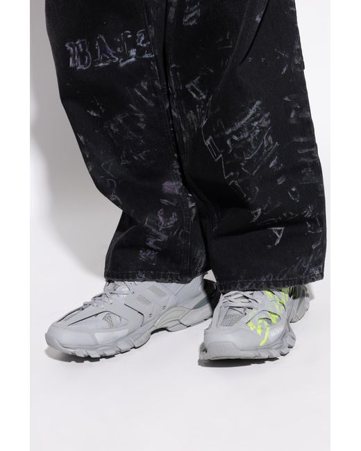 Balenciaga Green 'Track' Sports Shoes for men