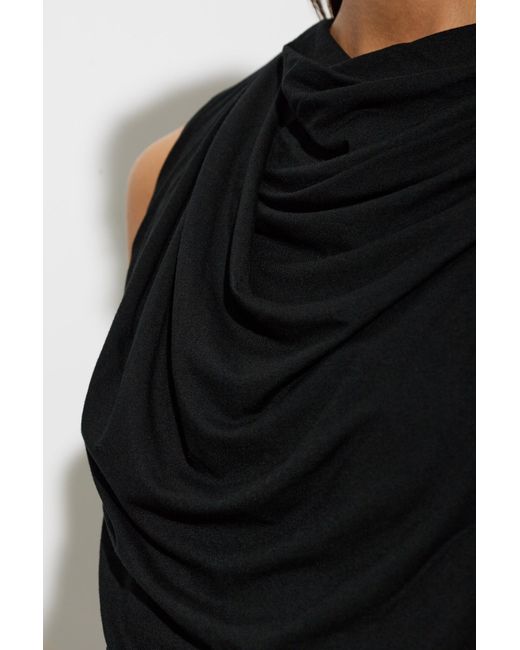 Entire studios Black Draped Top