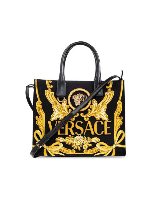 Versace Black Bag La Medusa Small Type Shopper