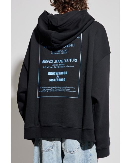 Versace Jeans Couture Blue Hoodie for men