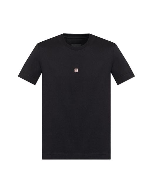 Givenchy Black T-Shirt With Logo for men