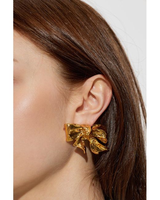 Moschino Metallic Brass Clips
