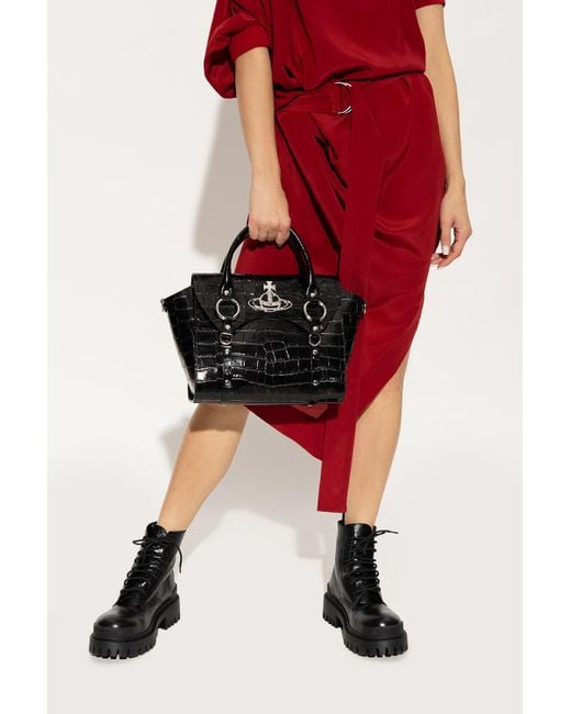 Vivienne Westwood Red 'betty Medium' Handbag
