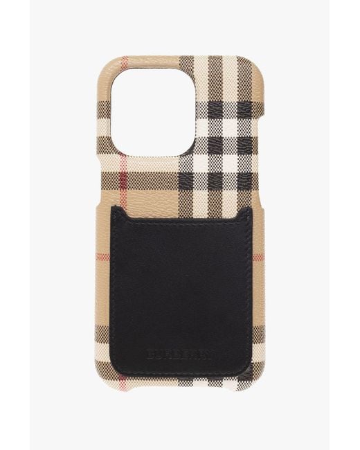 Burberry Black Iphone 14 Pro Case