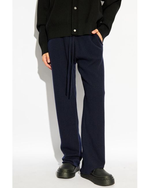 Maison Margiela Black Wool Trousers for men