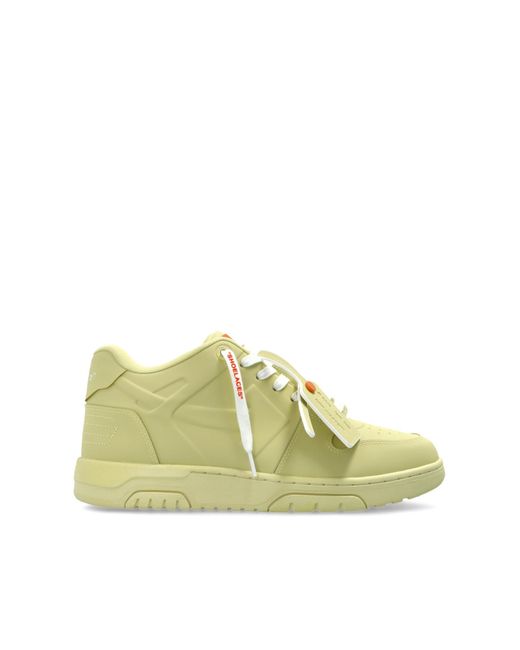 Off-White c/o Virgil Abloh Yellow 'Out Of Office' Sports Shoes for men