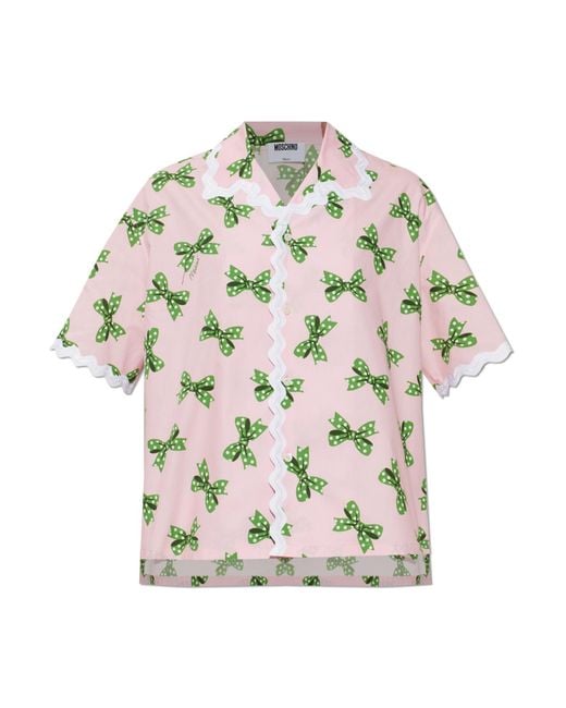 Moschino Gray Shirt With Print