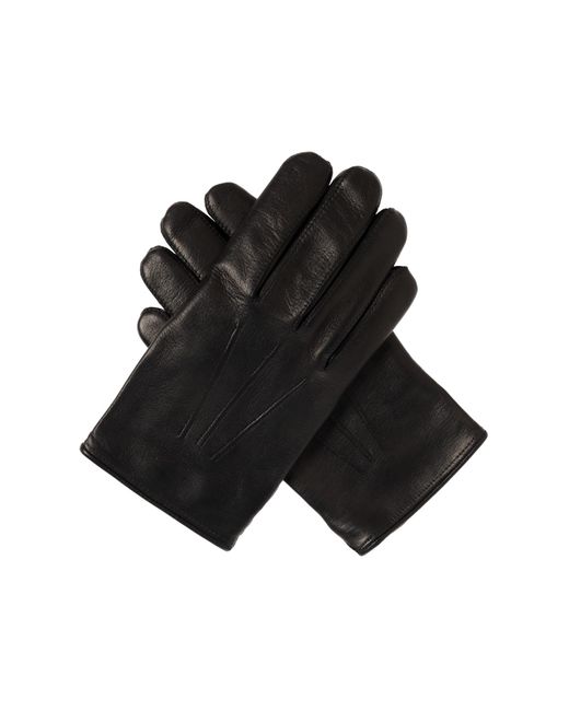 Tom Ford Black Leather Gloves for men