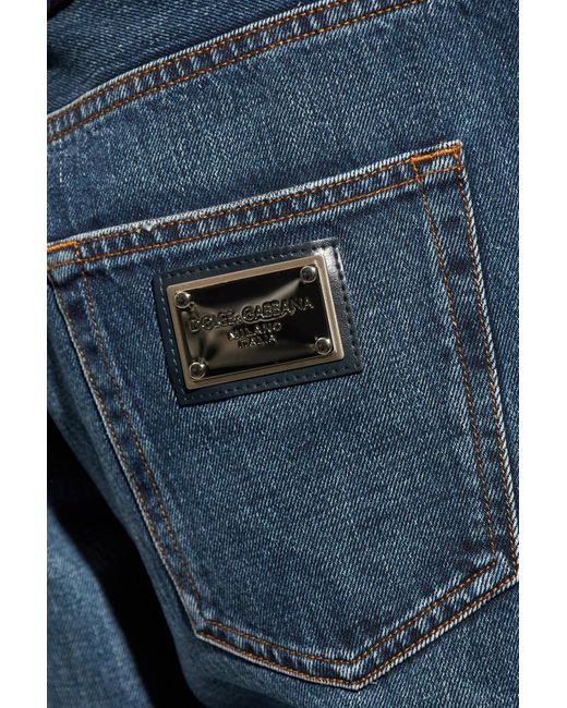 Dolce & Gabbana Blue Flared Jeans, for men