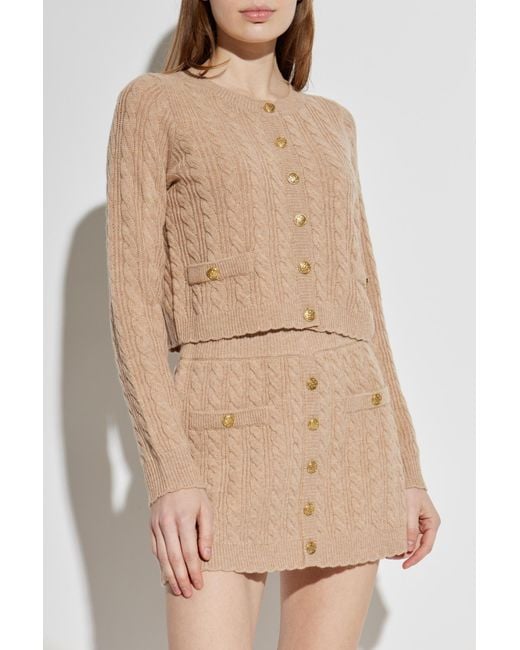 LoveShackFancy Natural Cardigan "Eugenie"