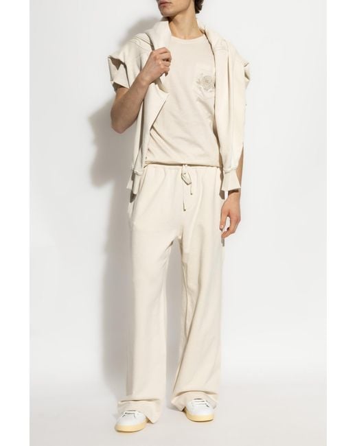 Dolce & Gabbana Natural T-Shirt With Pocket for men