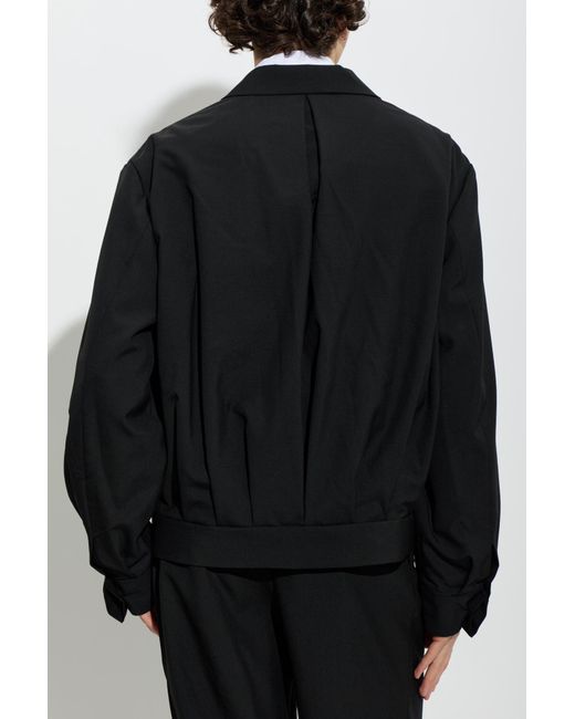 Balmain Black Wool Jacket for men