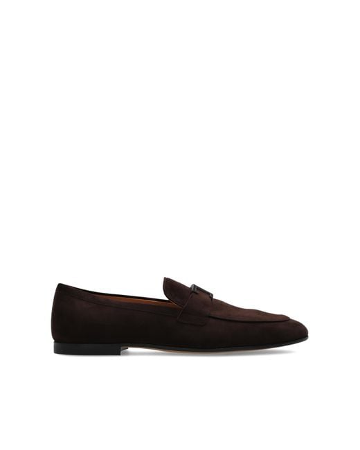 Tod's Black Leather Shoes "Timeless" for men