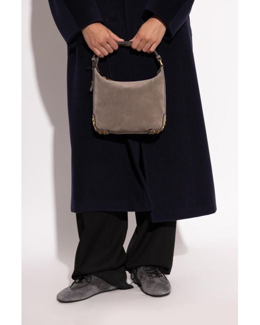 Tod's Brown Suede 'Mini' Bag