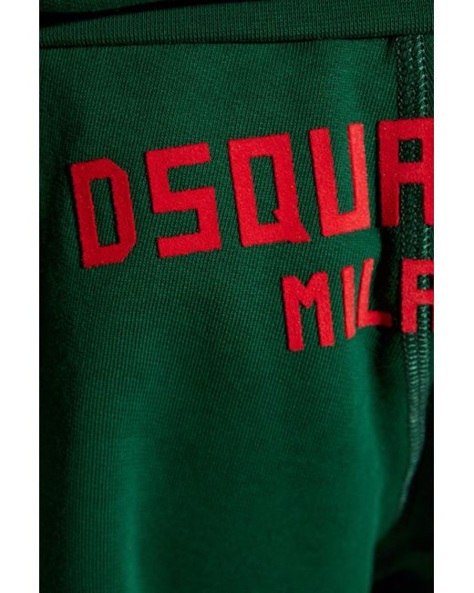 DSquared² Green Logo Shorts