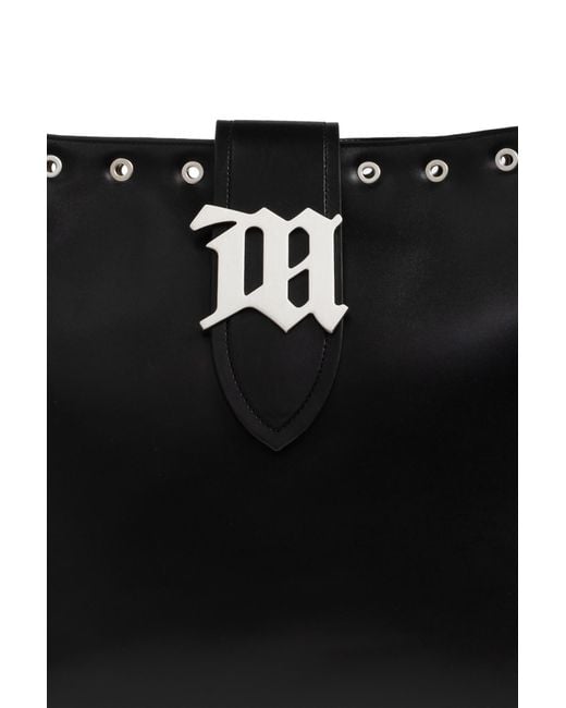 M I S B H V Black Shoulder Bag "Hobo New"