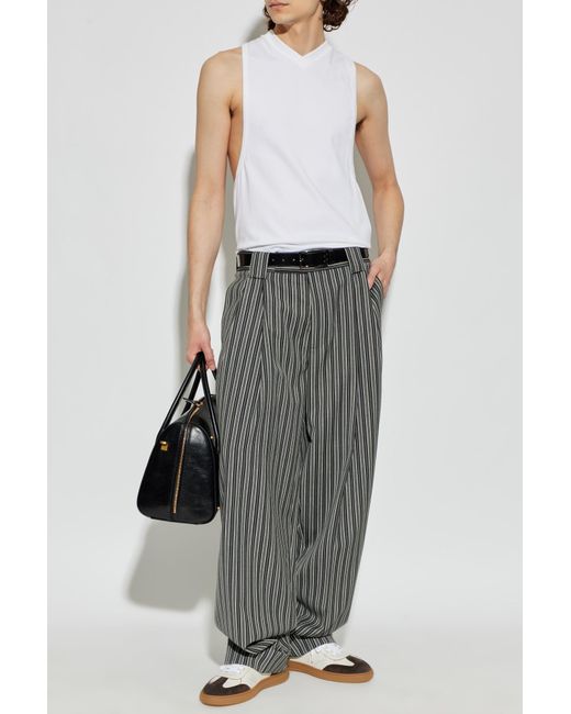 Versace White Sleeveless T-Shirt for men
