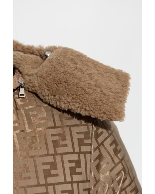 Fendi Natural Insulated Ski Jacket