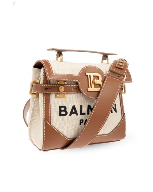 Balmain Natural 'b-buzz 23' Shoulder Bag,