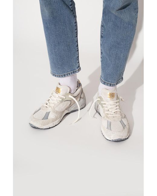 Golden Goose Deluxe Brand White Running Dad Sneakers