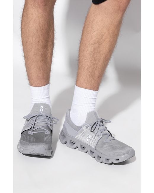 On Shoes Gray 'Cloudswift 4' Sports Shoes for men