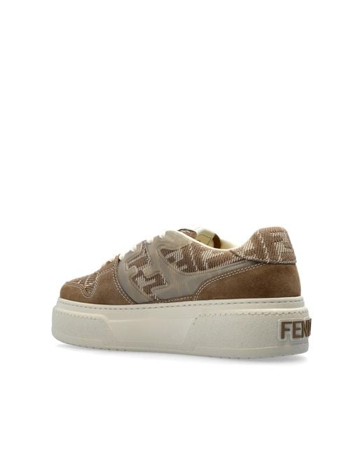 Fendi Natural Sneakers Match