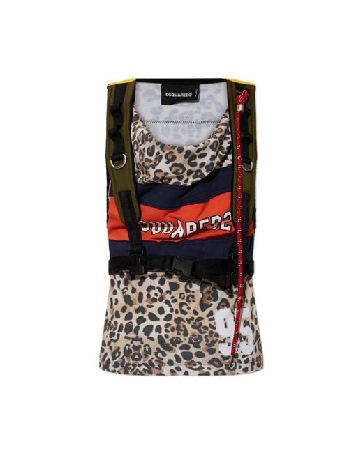 DSquared² Black Top With Applications