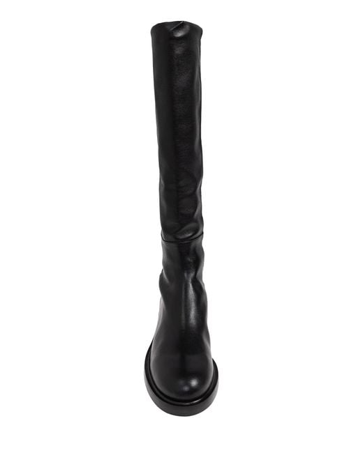 Stuart Weitzman Black "Gisele" Boots