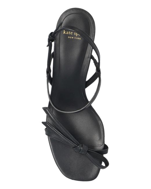 Kate Spade Black 'Loop' Heeled Sandals