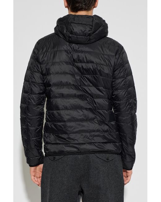 EA7 Black Down Jacket From The 'Sustainability' Collection for men