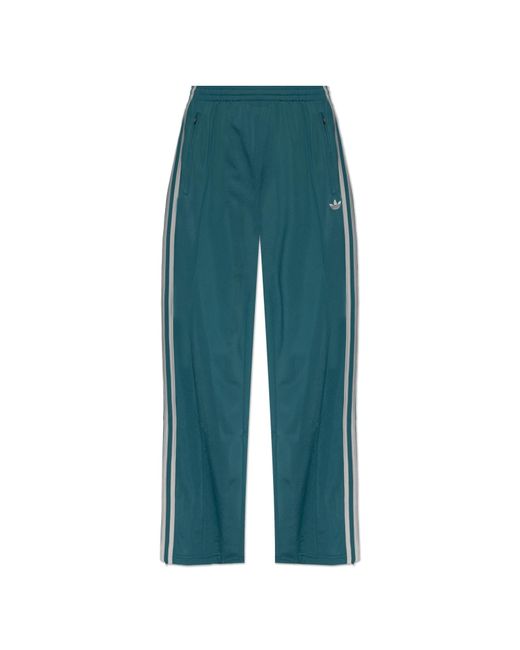 Adidas Originals Green Wide-Leg Sweatpants