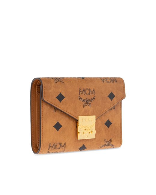 MCM Brown Wallet With Logo