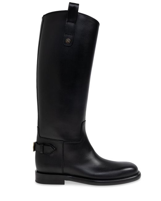 Burberry Black Cavalier Boots