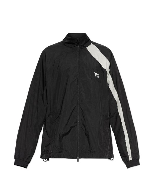 Y-3 Black Jacket With Logo for men