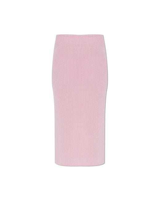 Givenchy Pink Wool Skirt