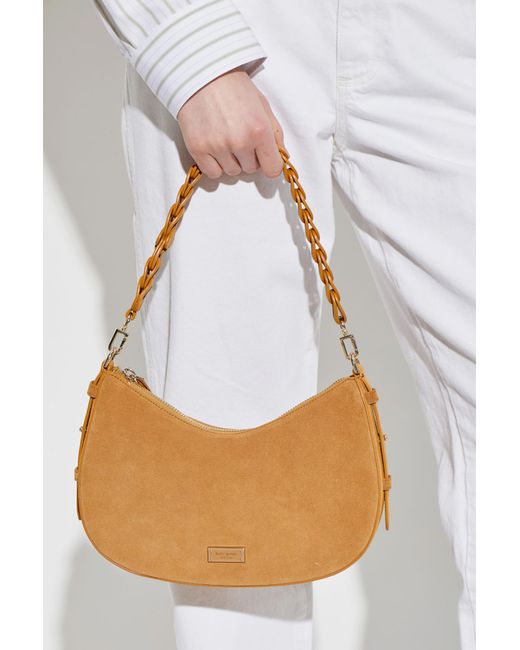 Kate Spade White Suede Bag "Liv"