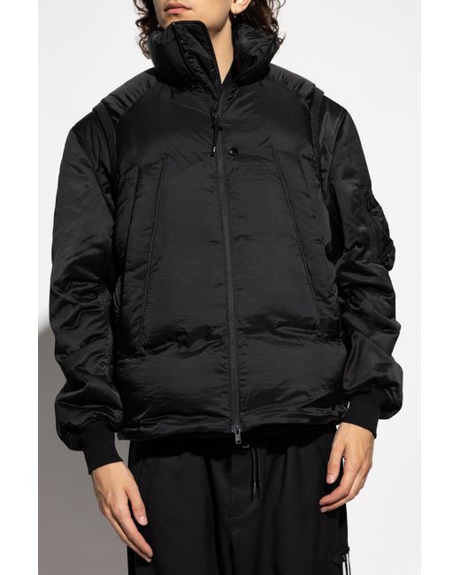Y-3 Black "Bomber" Type Jacket for men