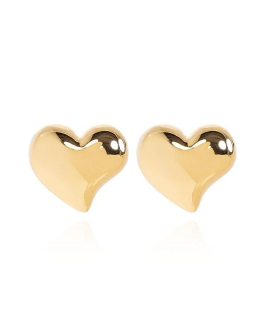 Kate Spade White Heart-Shaped Earrings