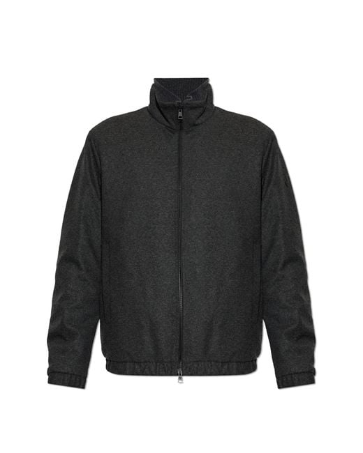 Moncler Black Quilted Jacket 'Limberl' for men