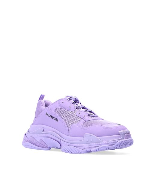 Balenciaga triple S Sneakers in Purple for Men Lyst