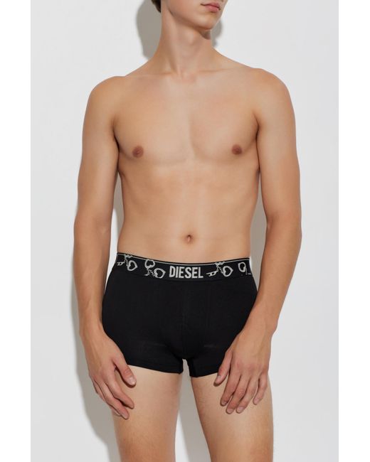 DIESEL Black Three-Pack Of Boxers 'Damien-Gft-3Pack' for men