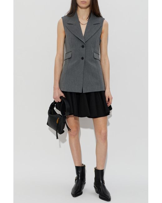 AllSaints Black 'Tulip Ponte' Skirt