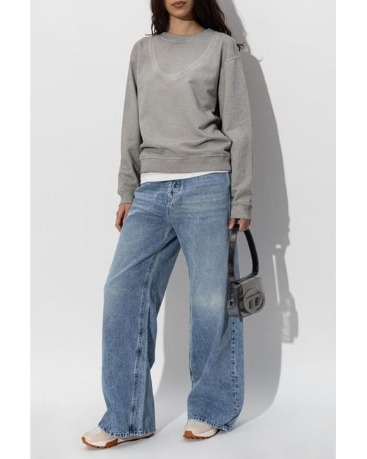 DIESEL Gray Sweatshirt 'F-Normy-S2'