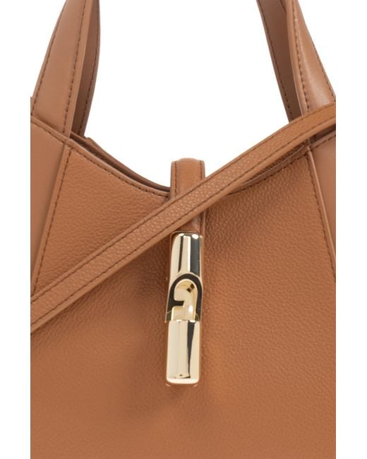 Furla Brown Handbag "Goccia Small"