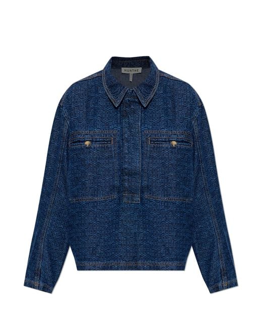 Munthe Blue Denim Shirt 'Ruxa'