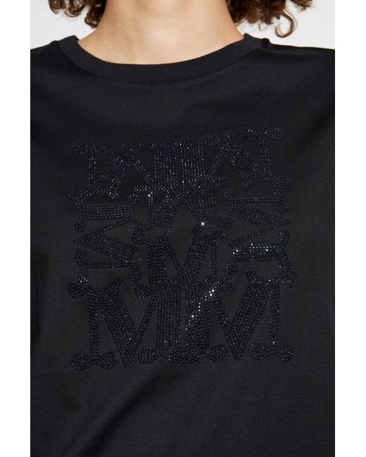Max Mara Black T-Shirt Giovane