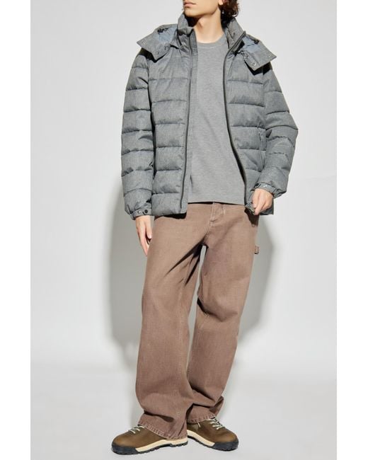 Officine Generale Gray T-Shirt Finished With Wool for men