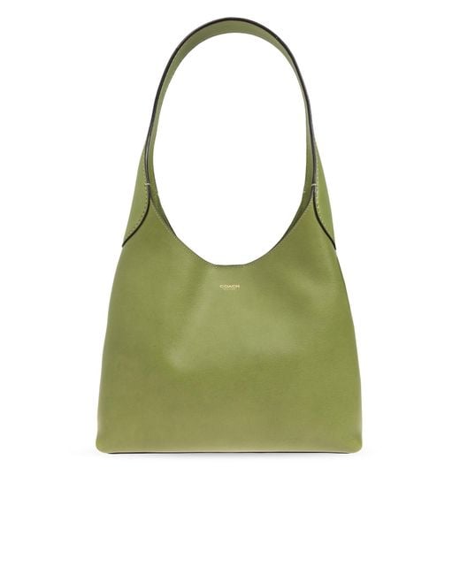 COACH Shoulder Bag Brooklyn 28 in Green | Lyst Canada